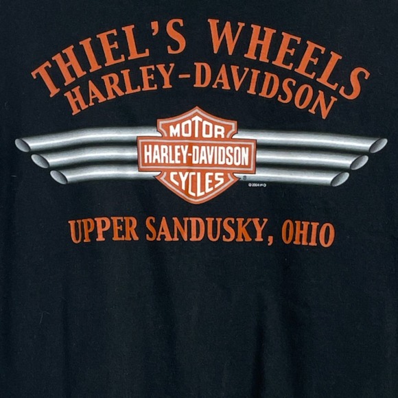 Vintage 2004 Harley-Davidson T-shirt OHIO Size Large - Picture 6 of 10